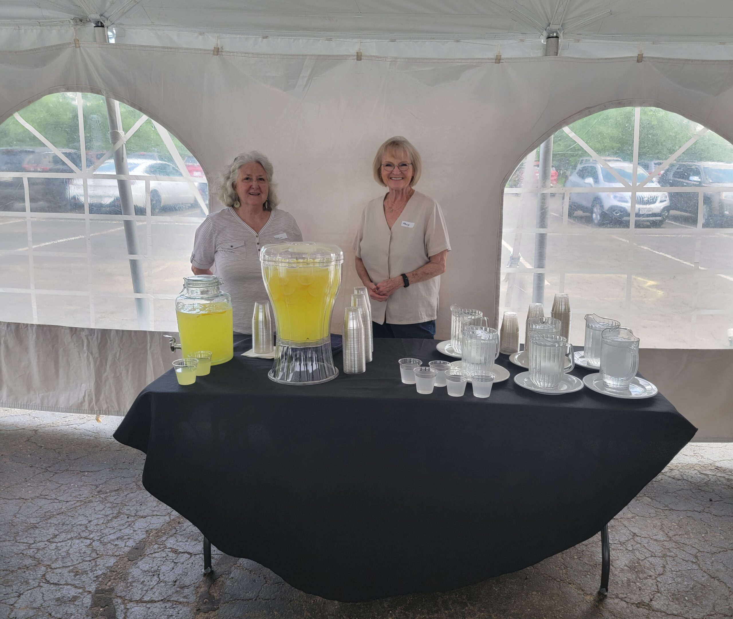 Serving Refreshments during FOCUS Open House