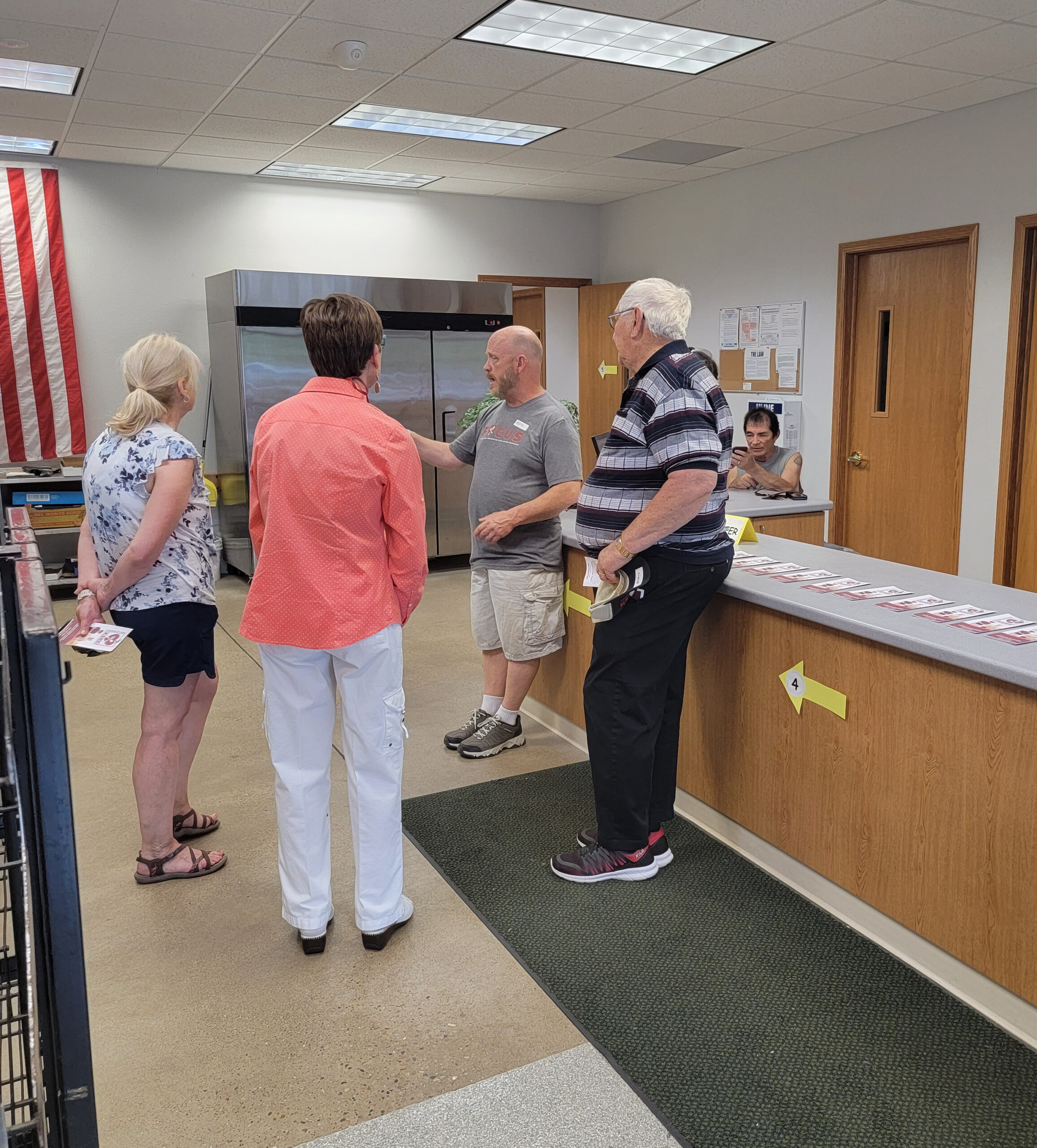 FOCUS Open House - people on tour of facility.